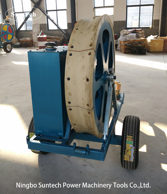 OPGW Stringing 7.5kN Hydraulisches Kabelspanngerät mit 1100mm Spannrad
