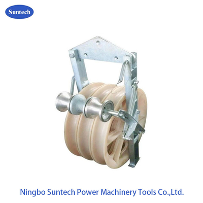 508 Millimeter-Fernleitungs-Leiter Stringing Pulley Block mit Erdungs-Rollen