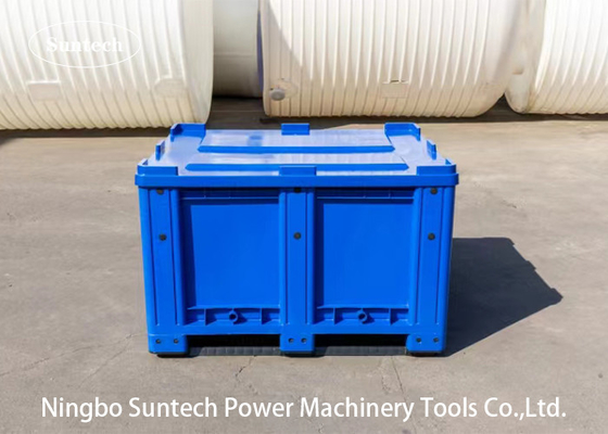 Stackbare Schwerlastindustrie Verwenden 20 EA Farbe Bule Bult Container Platik Lagerbehälter Box