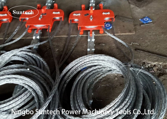 Vier Kabel Bündel-Leiter-Stringing Toolss 130KN, das Trittbrett zieht