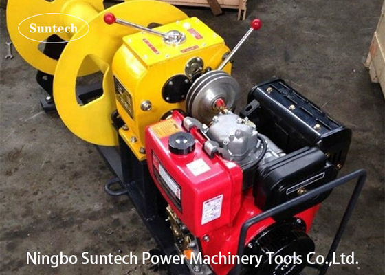5 Ton Belt Drive Winch Diesel Maschinen-Honda-Benzin-Kabel, das Handkurbel zieht
