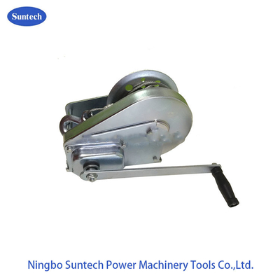 Zinc Plated Marine Hand Winch 1800lbs For Lifting Industrial Area CE Approved