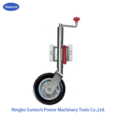 Stahl Rim Rubber Trailer Jockey Wheel 250mm Reise-750kg
