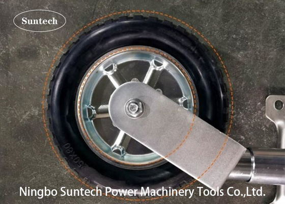 Stahl Rim Rubber Trailer Jockey Wheel 250mm Reise-750kg