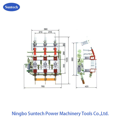 Hochspannungslasttrennschalter Iecs 60420 vakuum10kv