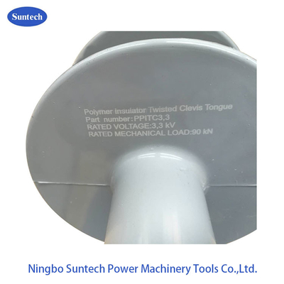 Torsions-Gabelkopf-Zungen-Polymer langer Rod Insulator 3.3KV 90KN