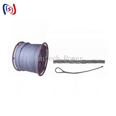 1960N/mm2 flocht galvanisierten Stahl- Kern-Pilot-Wire Rope For-Energie-Bau