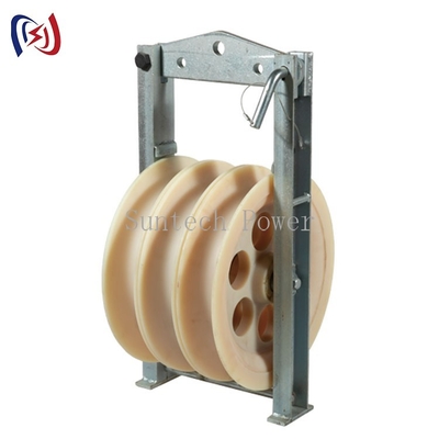 660 mm großer Durchmesser Nylon-Schaufeln gebündelt Pulley Leiter Pulley Stringing Block