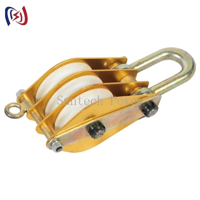 Hochziehen des aluminiumhaltigen Legierungs-Leiter-Stringing Tools Nylon-Antriebsscheiben-Geräts