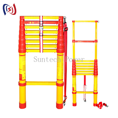 8m FRP Fiberglas-Schiebleiter-Bau-Turm Erction bearbeitet