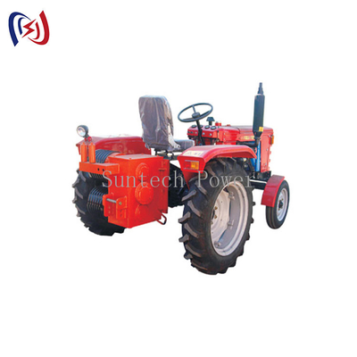 Doppelter Trommel-Traktor-gezogene Handkurbel, Einachsschlepper-Handkurbel-Maschine