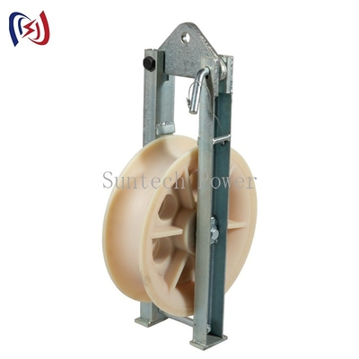 Obenliegende Linie einzelner Antriebsscheiben-Leiter-Stringing Triple Pulley-Block