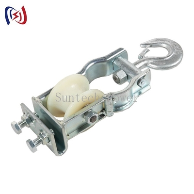 Zweifach verwendbares Sitzen und hängende Art Drahtseil-Leiter Pulley Stringing Block
