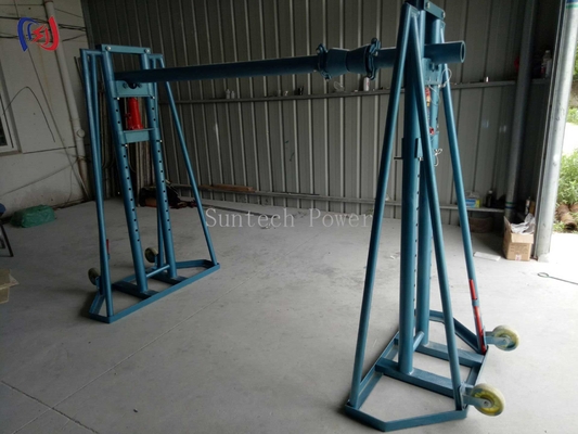 Hydraulischer Kabeltrommelständer | Hochleistungs-Abrollsystem mit einstellbarer Spannung