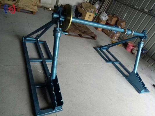 Ein schweres, abnehmbares Kabel-Roll-Stand mit einer Kapazität von 10 Tonnen, korrosionsbeständiger Rahmen für Unterstation und Übertragungsprojekte.