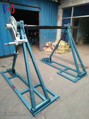 Ein schweres, abnehmbares Kabel-Roll-Stand mit einer Kapazität von 10 Tonnen, korrosionsbeständiger Rahmen für Unterstation und Übertragungsprojekte.