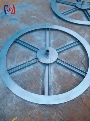 Vertikale Hydraulikkabel-Rolle-Stand ∙ 7 Tonnen schwere Kapazität ∙ 360° Drehbasis ∙ Für Strom-/Telekommunikationskabel.
