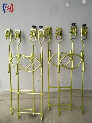 Professionelle Hängeleiter-Trolleys für die Inspektion von Hochspannungsleitungen