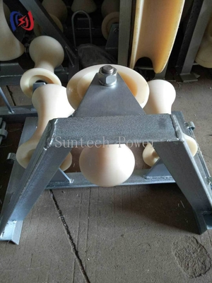 Multi-Nut-Eck-Bodenrolle für paralleles Kabelziehen