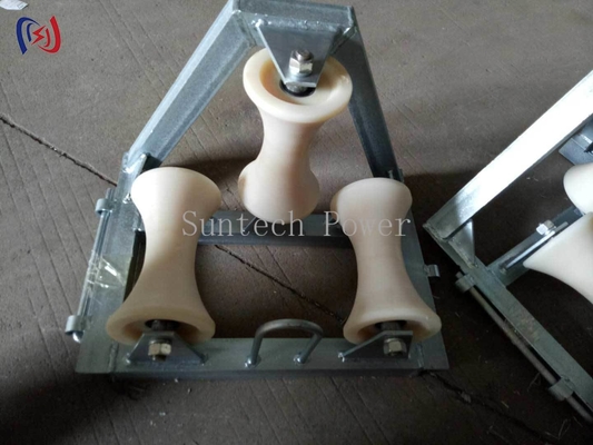 Multi-Nut-Eck-Bodenrolle für paralleles Kabelziehen