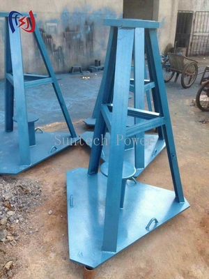 Hydraulische Säulen-Kabeltrommel-Ständer, einstellbar 0,8 m bis 20 m Höhe, für HV-Projekte