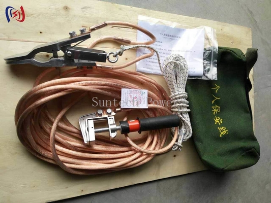 Tragbares Sicherheitserdungskabel 16-25mm2 Dreiphasen-Elektrik