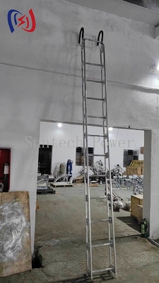 Aluminiumlegierte Leiter 2,5-7M 150KG Kapazität Industrie