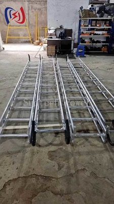 Aluminiumlegierte Leiter 2,5-7M 150KG Kapazität Industrie