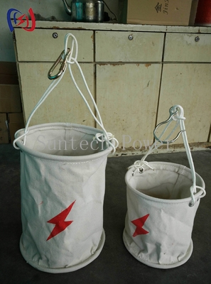 Hochgebirgs-Zylindrische Segeltuch-Werkzeugtasche 20-50L Schwerlast