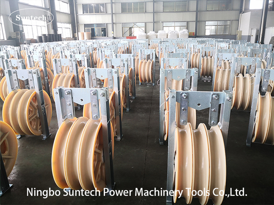 Stringing Block der Serie 1160 für Bündelleiter 60-120KN Belastung