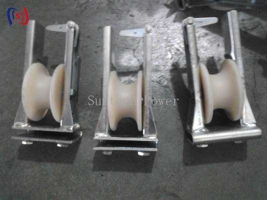 Ausschwung nach oben, Schnurblock 5-20KN, Aluminium, Nylon-Umlenkrolle