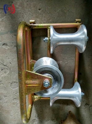Tri-Rollen-Eck-Erdungsrolle 10KN für den Kraftwerksbau