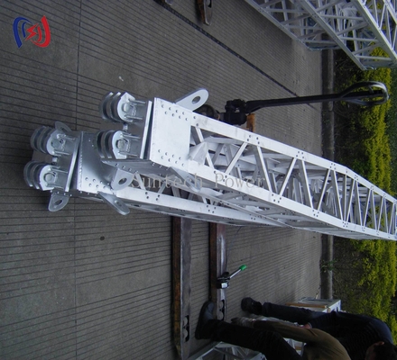 A-Form Gitter Gin Pole LBR-250 für Turm Erektion 8-28M Bereich