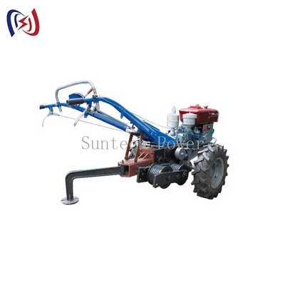 15 PS Walking Tractor Winch 1040 mm Radstütze für den Bau von Stromleitungen