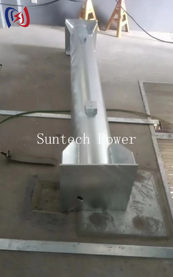 Power Steel Pipe Pillars for Transmission Lines 1 Year Warranty