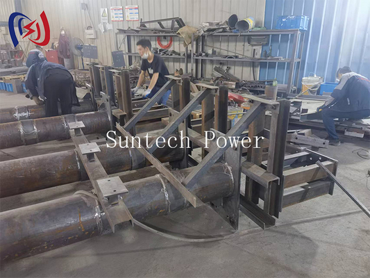 Professionelle Stahlrohrkabelplatte mit organisiertem Kabelmanagement Robuste Konstruktion und Sicherheit für Stromleitungsunterstützung