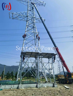 Hochspannungskabel-Stahlkonstruktion für schwere Anlagen 1 Jahr Garantie