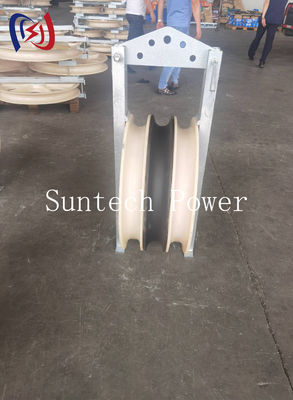 660er Serie Hochleistungs-Leiterseil-Einziehblock mit anpassbaren Rollenabmessungen und einjähriger Lebensdauer