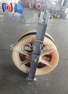 660er Serie Hochleistungs-Leiterseil-Einziehblock mit anpassbaren Rollenabmessungen und einjähriger Lebensdauer