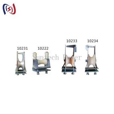 Hochspannungs-Leiterseil-Einziehrolle mit Nylonscheibe und angepasster Scheibenabmessung für Freileitungsanwendungen