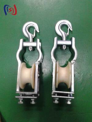 Langlebiger Leiterseilzugblock mit 660*560*100mm Rollengröße, einjähriger Lebensdauer und LGJ1250 Max-Leiter für Bauarbeiten