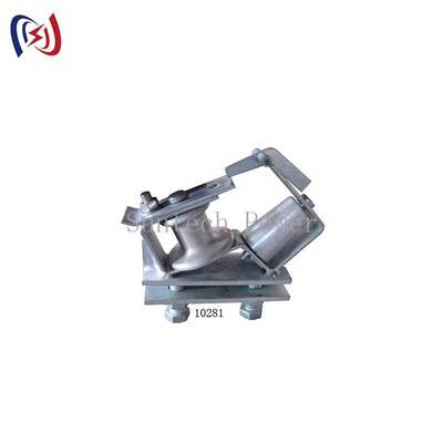 Himmelsnaher Eck-Seilspannblock für 90-Grad-Leiterkurven mit 5KN Nennlast im städtischen Freileitungsbau