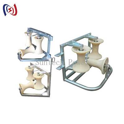 Professionelle Eckrollen-Drei-Schaufel für 90-Grad-Biegenschutz mit 10KN Nennlast und korrosionsbeständigem Design