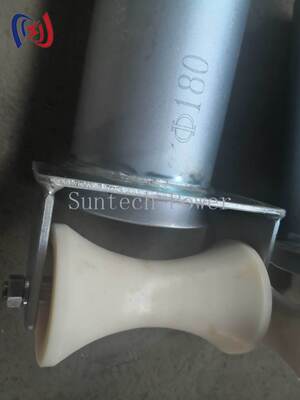 D-Serie Kabel-Eingangsschutz-Rolle mit 80-200 mm Rohrdurchmesser für korrosionsbeständiges und reibungsarmes Kabelziehen