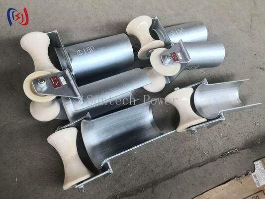 D-Serie Kabel-Eingangsschutz-Rolle mit 80-200 mm Rohrdurchmesser für korrosionsbeständiges und reibungsarmes Kabelziehen