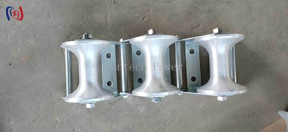 Professionelle 10-20KN Nennlastkabel-Pithead-Rolle mit korrosionsbeständiger, langlebiger Polyethylenkonstruktion zum Schutz vor Eintritt in ein Kanalloch