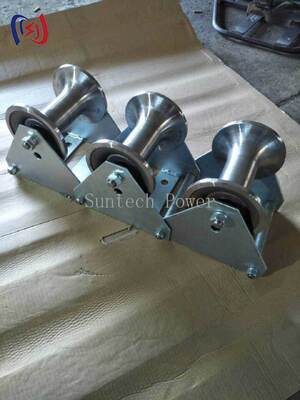 Professionelle 10-20KN Nennlastkabel-Pithead-Rolle mit korrosionsbeständiger, langlebiger Polyethylenkonstruktion zum Schutz vor Eintritt in ein Kanalloch