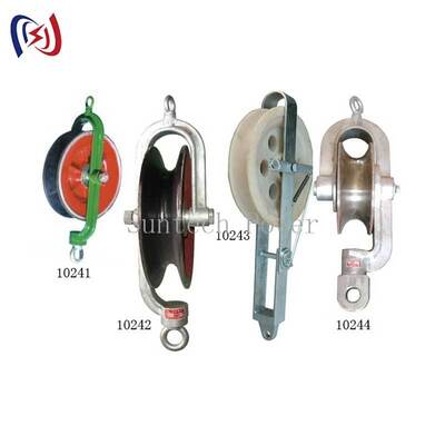 Professioneller Drahtblock mit Nennlast von 10-40KN und Aluminiumschleife zur sicheren Verankerung an Übertragungsleitungen