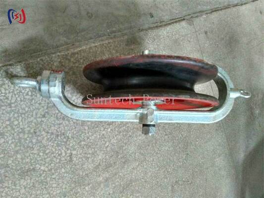 Professioneller Drahtblock mit Nennlast von 10-40KN und Aluminiumschleife zur sicheren Verankerung an Übertragungsleitungen