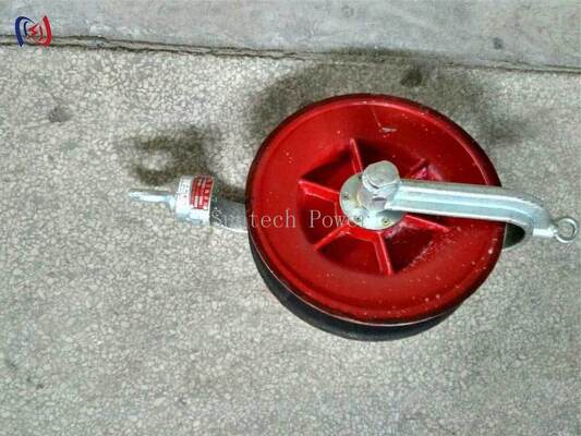 Professioneller Drahtblock mit Nennlast von 10-40KN und Aluminiumschleife zur sicheren Verankerung an Übertragungsleitungen